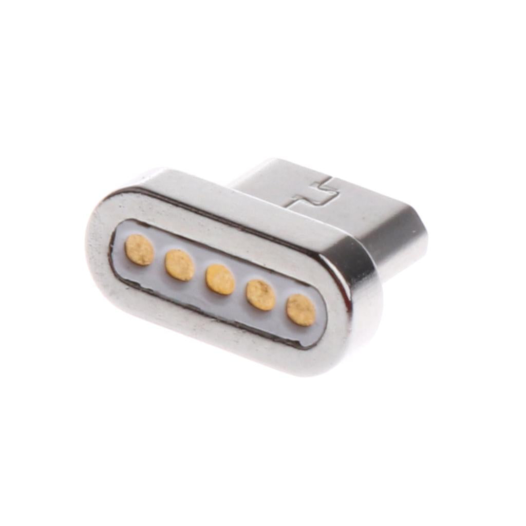5 XMagnetic Tip Micro USB Converter Adapter Connector Head For Android Phone