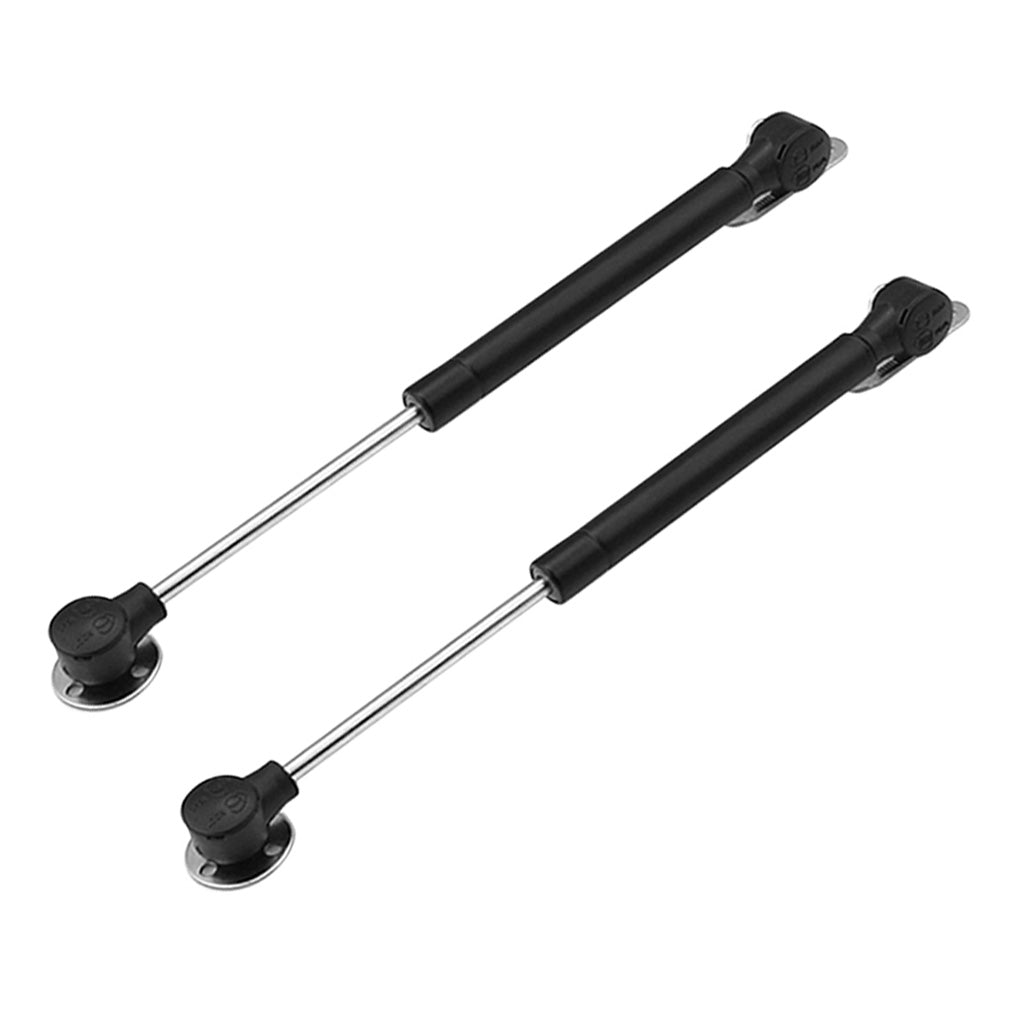 2Pcs Lift Up Lid Support Door Stay Piston Hinge Kitchen Cupboard Black