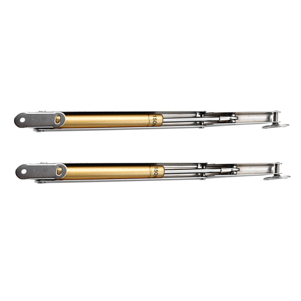 2Pcs Lift Hydraulic Gas Strut Lid Stay Cabinet Door Support Rod Silver 150N