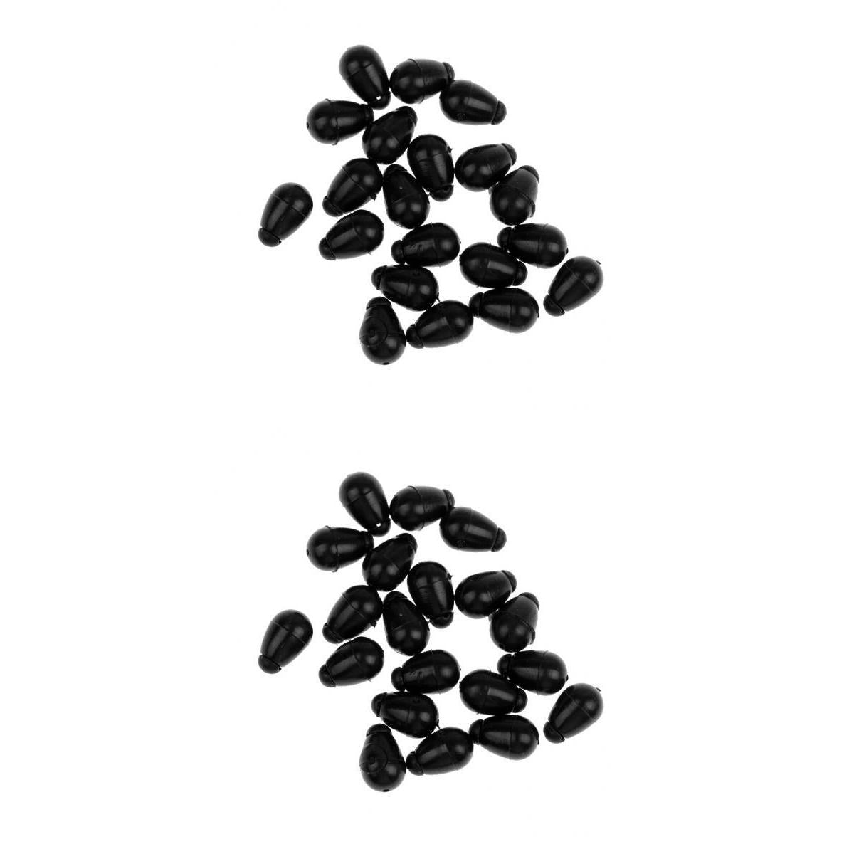 40Pcs Carp Fishing Quick Change Beads for Inline Method Feeder 9mm 11mm