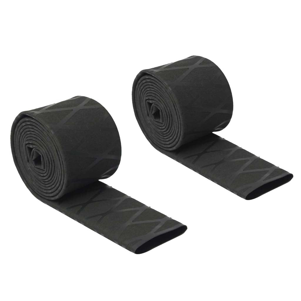 2Pcs Non Slip Textured X-Tube Heat Shrink Tubing Fishing Rod Grips 15mm 18mm