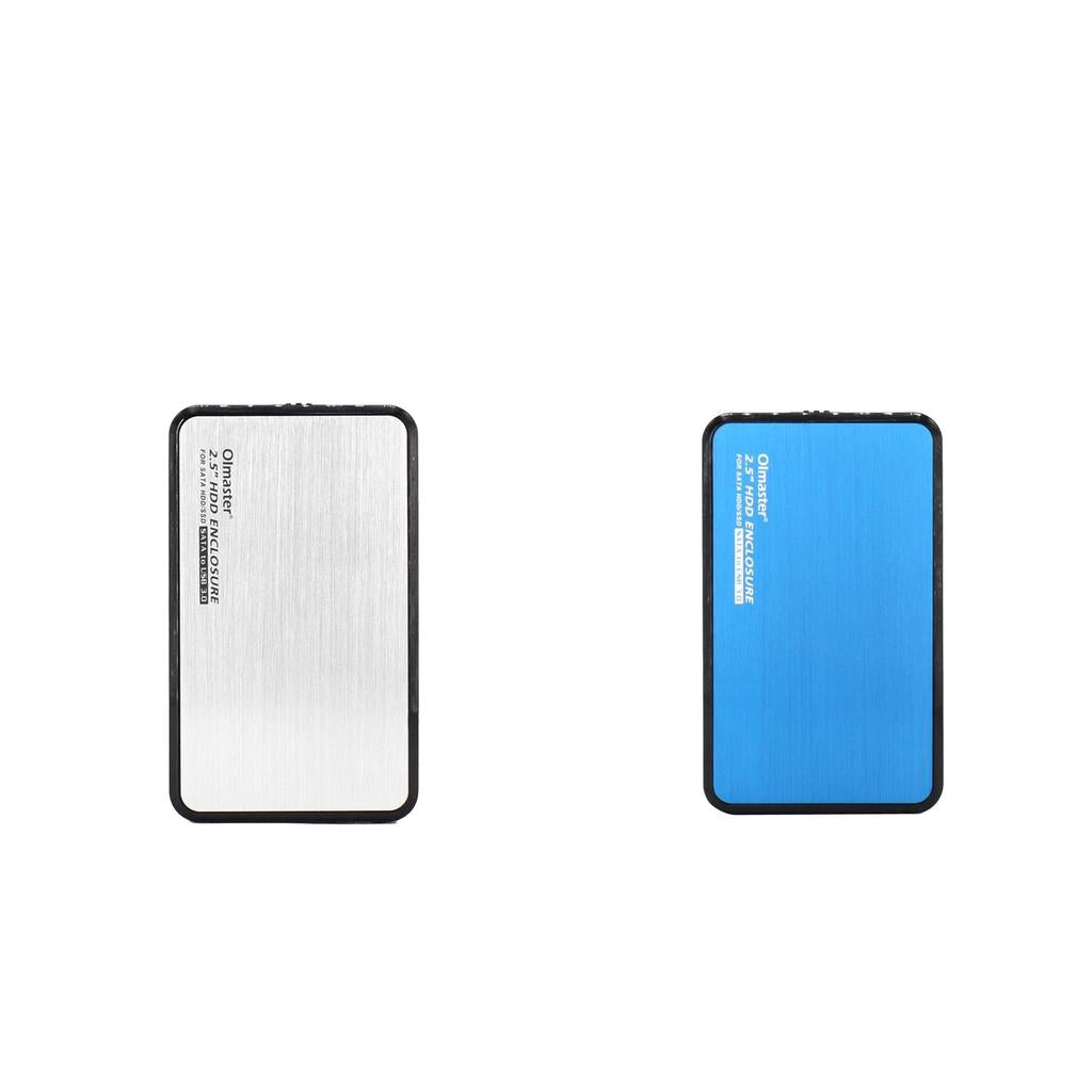 2Pcs 2.5''SSD Hard Drive Enclosure USB to SATA External HDD Housing Case