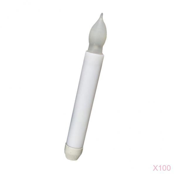 100 Pieces 165mm Tall Electric LED Candle Flameless Candle for Party Decor A