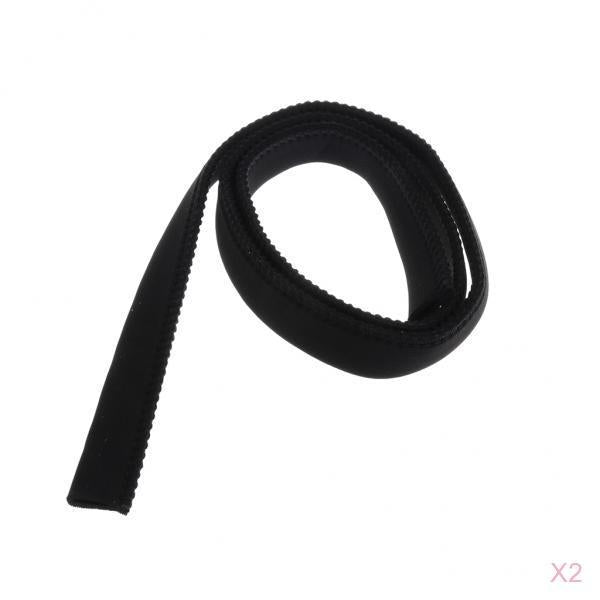 2pcs Hydration Pack Insulated Drink Tube Hose Cover Sleeve Protector Black
