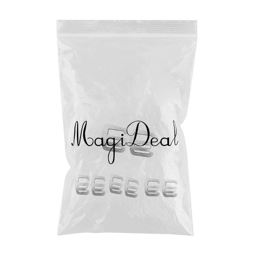 8 Pieces 1 inch G Hook Webbing Buckle for Backpack Strap Webbing 25mm Silver