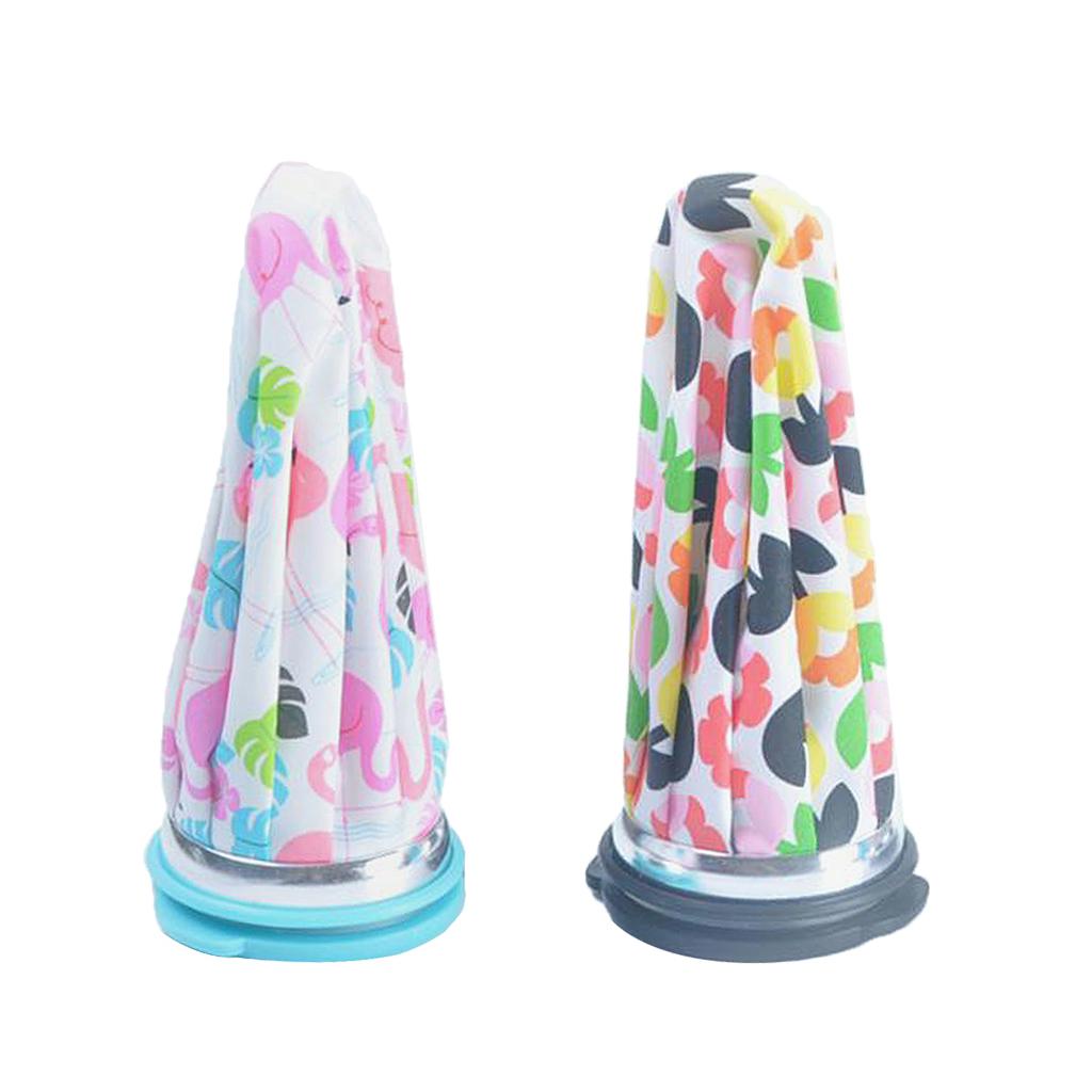 2 Pieces Reusable Ice Bag Cap for Cold Therapy Injury Muscle Pain Relief 7''