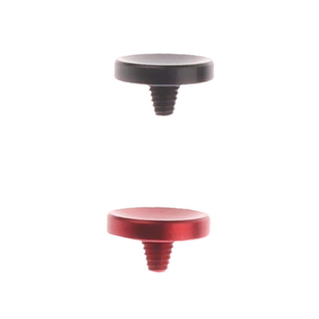 2 x Camera Concave Shutter Release Button for Leica Fujifilm X100 Black+Red