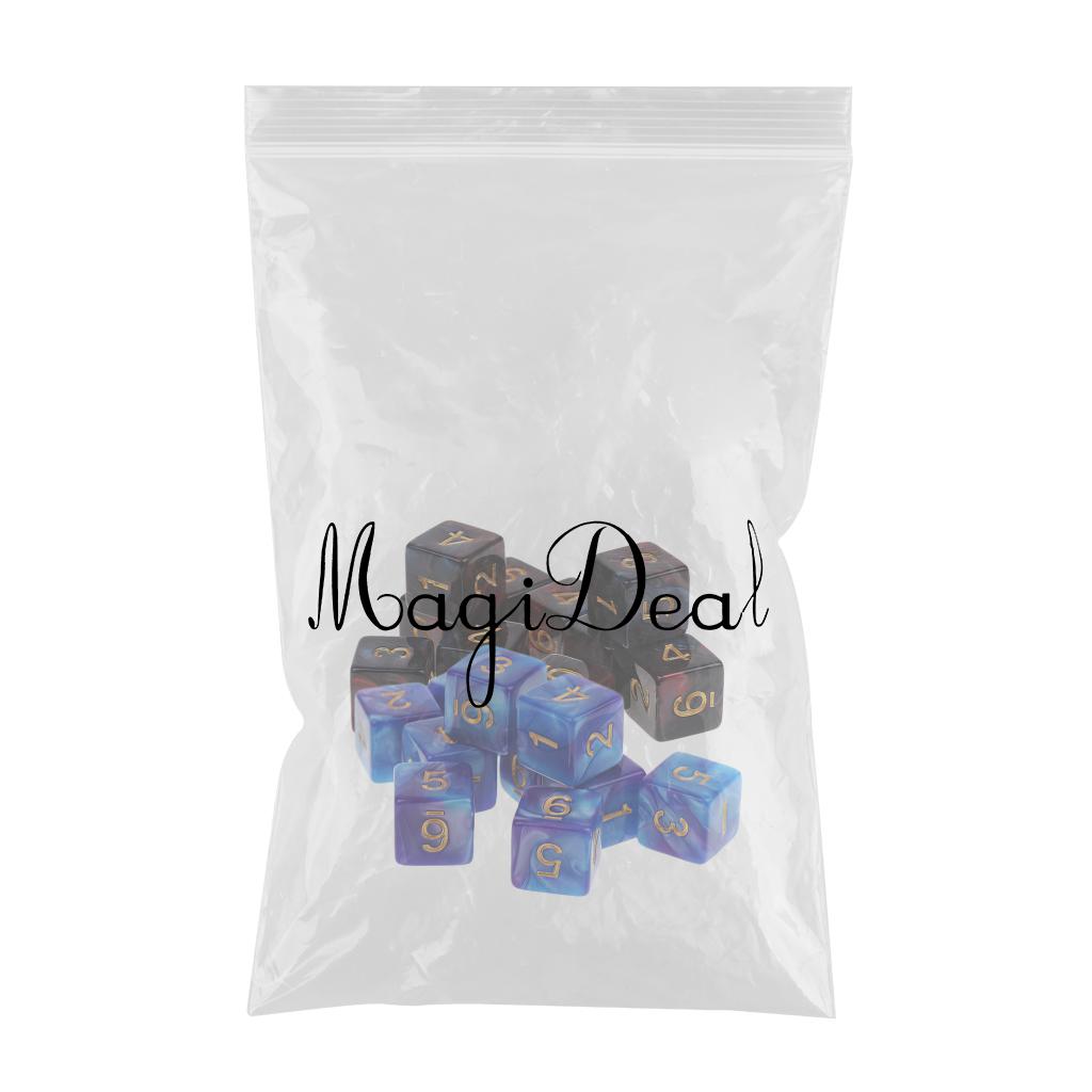 20 Pieces 6 Sided Dice D6 Dice for Table Games