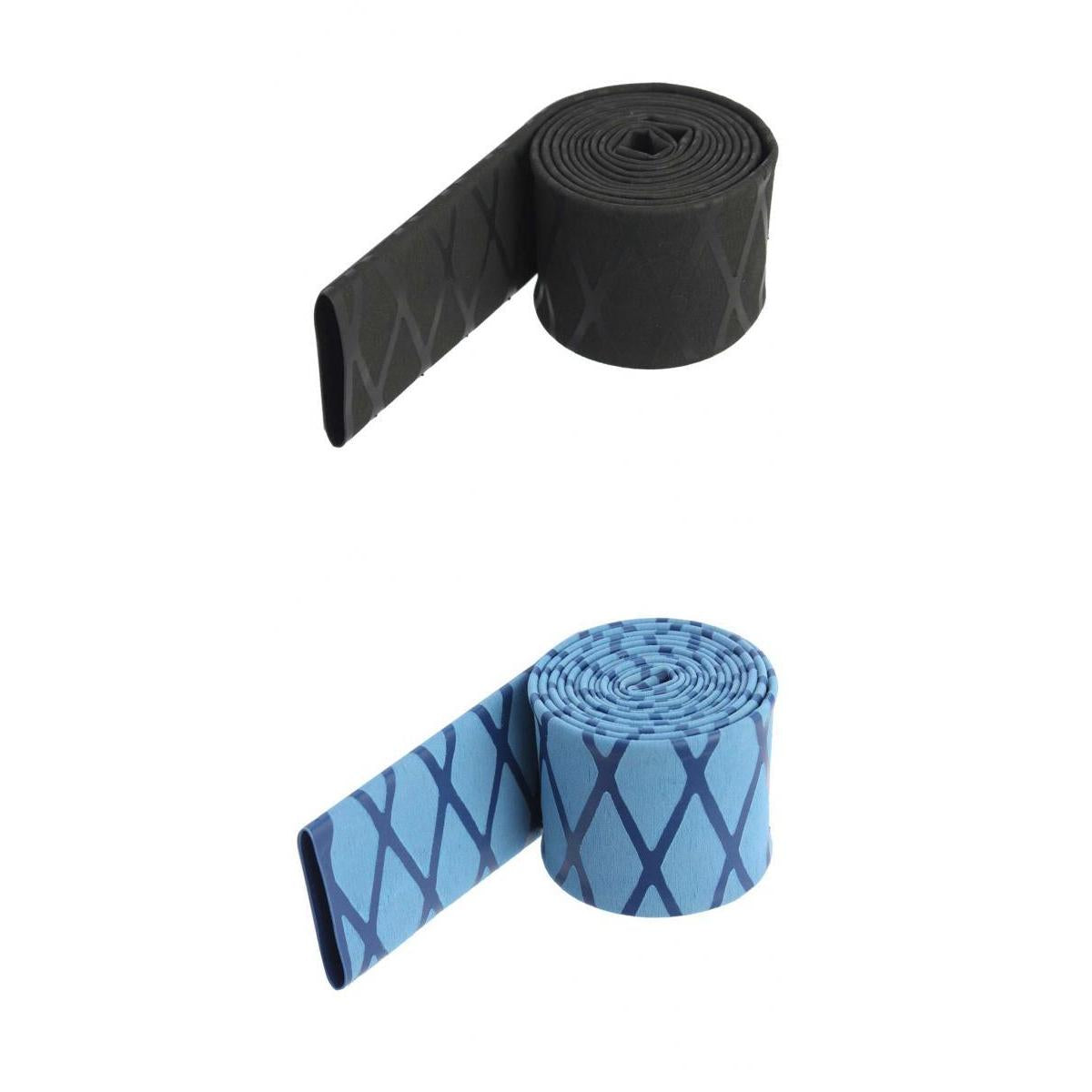 2Pcs Non-Slip Heat Shrink Tube Grip Fishing Rod Racket Handle Sleeves,2Color