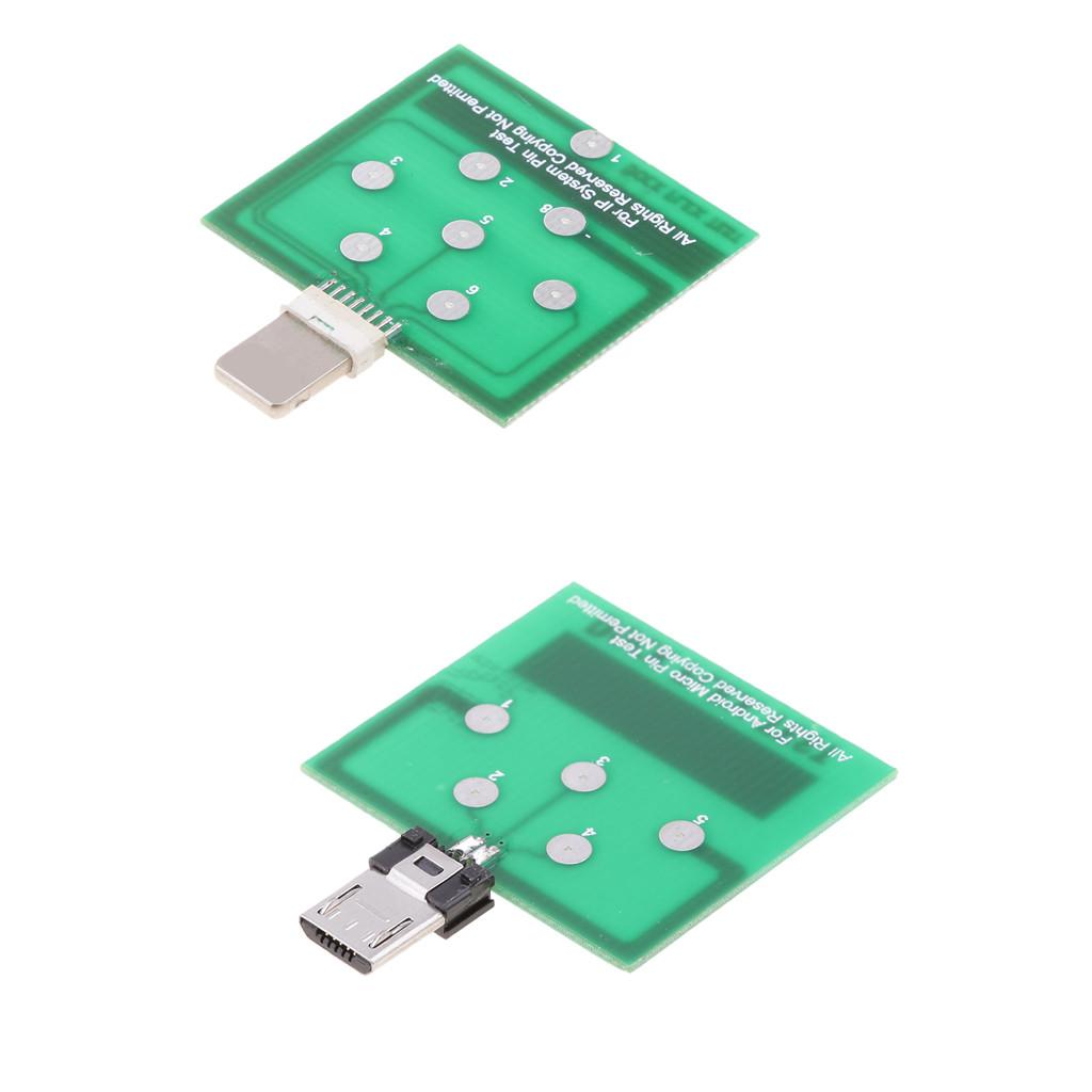 Battery Power Charging Dock Flex Test For iPhone + Micro USB 5 Pin Phones