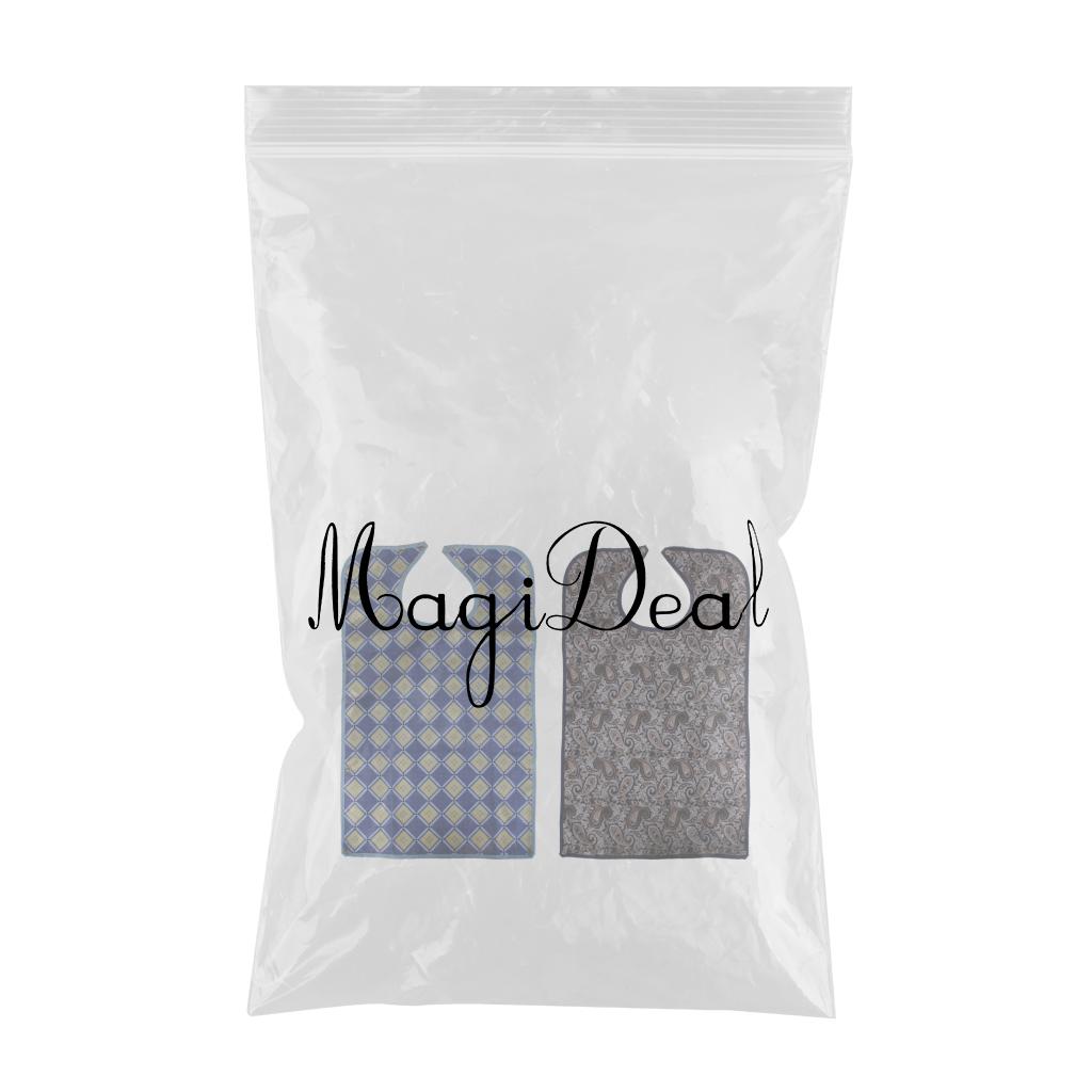2 Pieces Waterproof Adult Mealtime Bib Protector Disability Eating Aid Apron