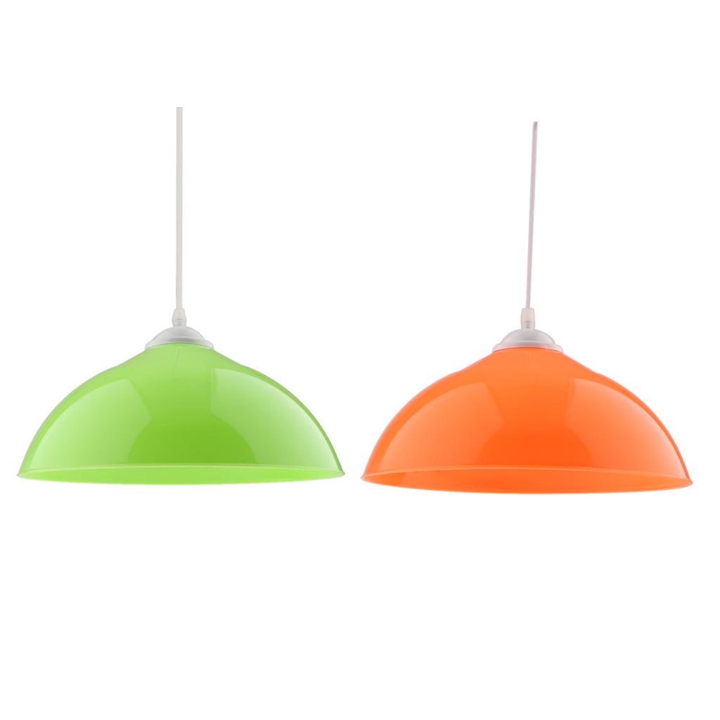 2pcs Semi-circular Ceiling Light Shade Cover Pendant Lampshade Fixture