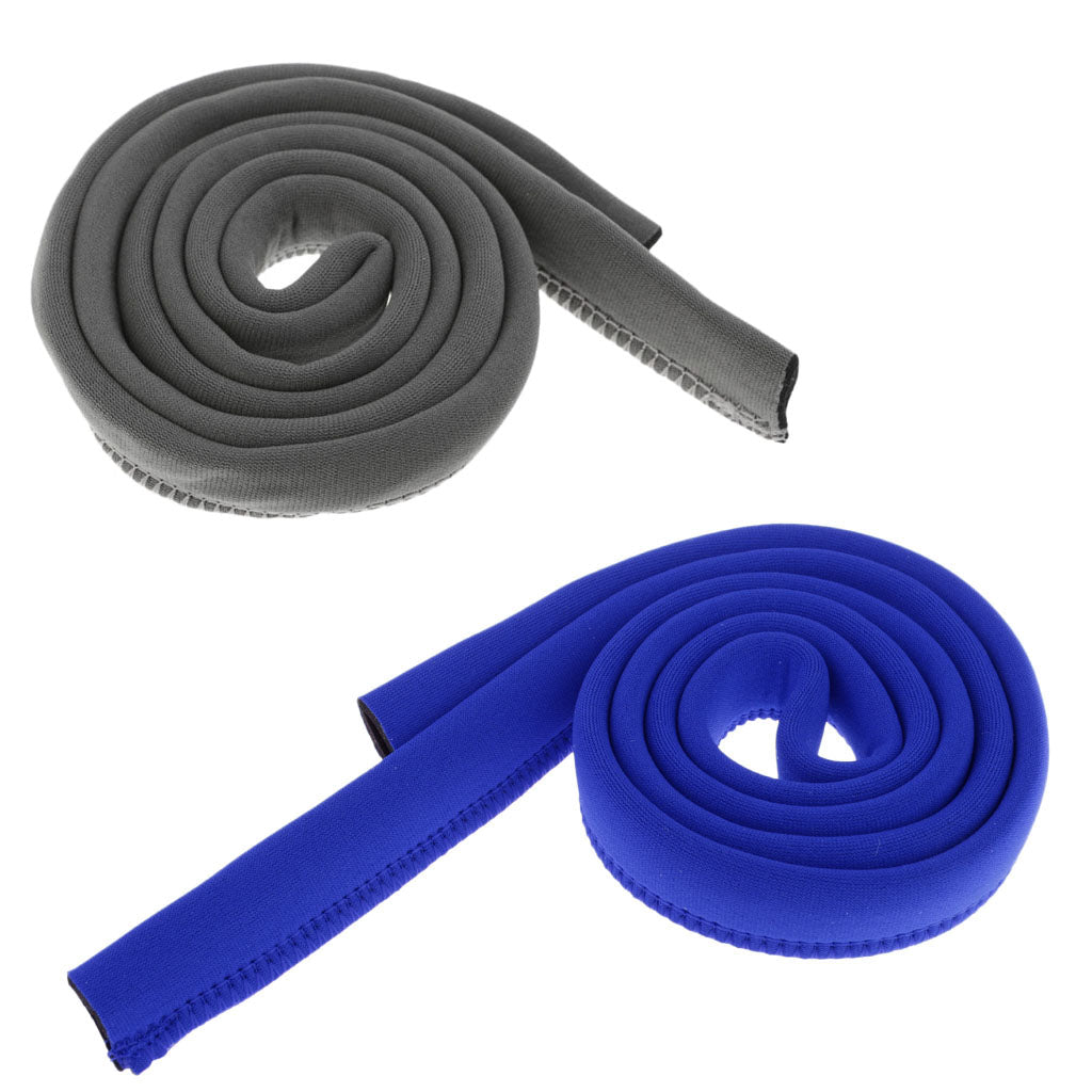 1 Pair Hydration Pack Bladder Tube Insulated Cover Sleeve Blue, Grey