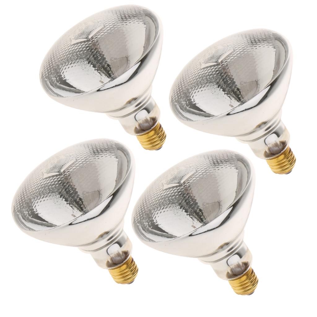 4x Heat Light Bulb Breeding Lamp Heat Emitter Infrared Heater Type 2 - 200W