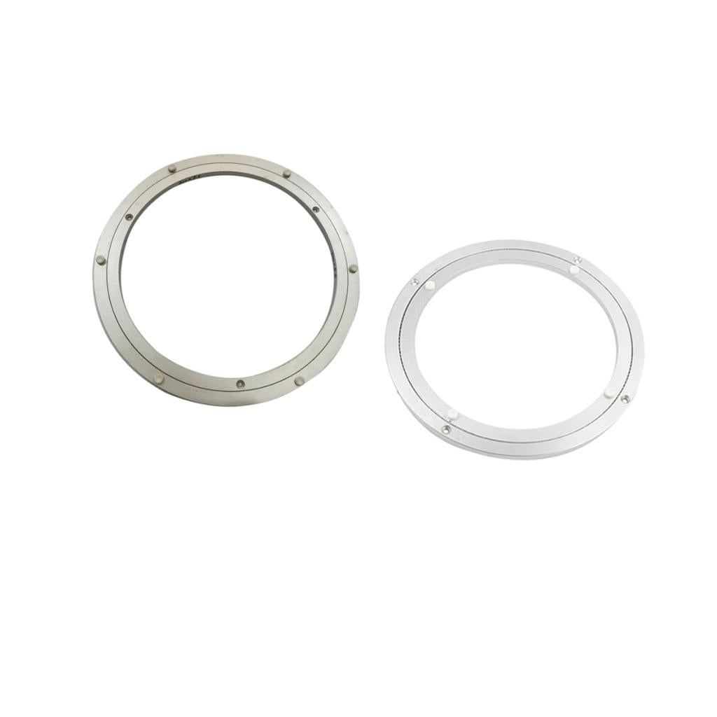 2pcs Aluminum Alloy Round Rotating Turntable Bearing Table 8 inch 10 inch