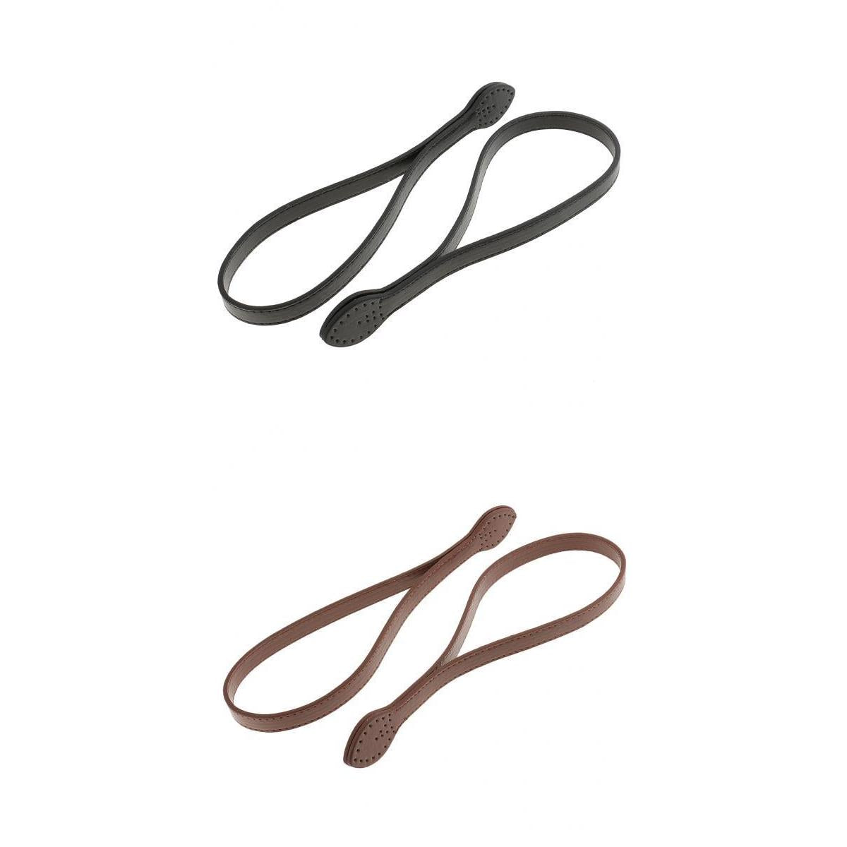 2 Pair DIY Pu Leather Purse Bag Handle Replacement Straps