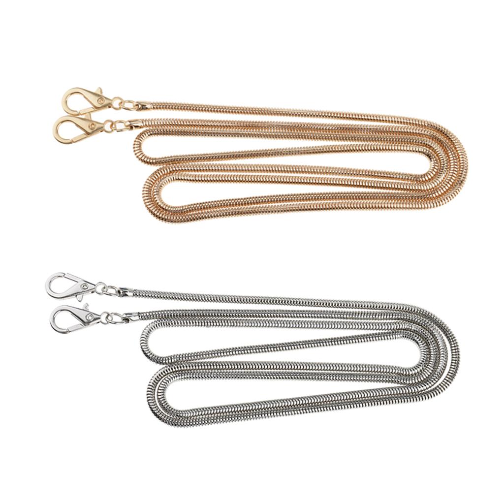 2Pieces Purse Chain Straps Handle Shoulder Bag Cross Body Bag Replacement