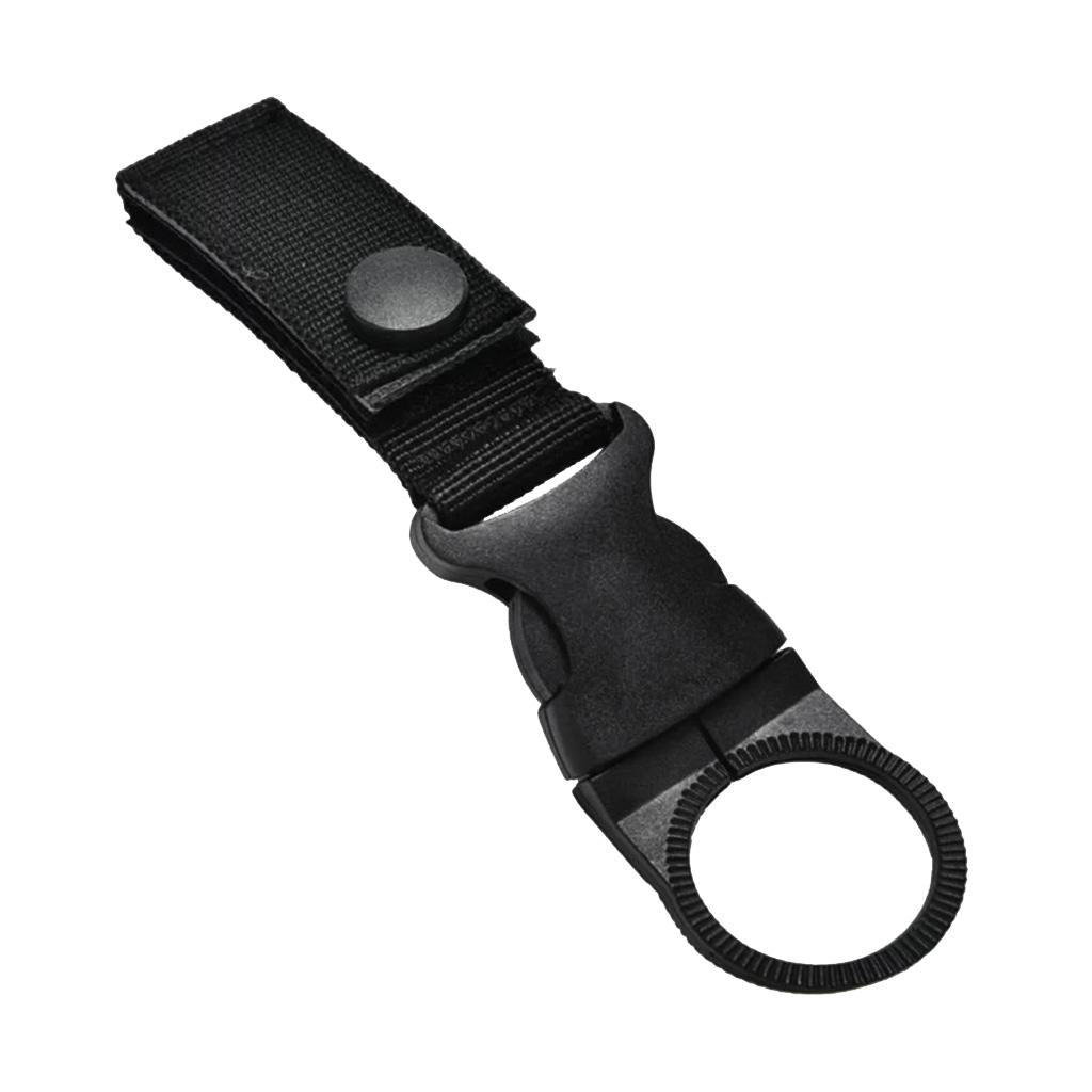 2x Nylon Molle Hanging Strap Webbing Buckle Clip Bottle Hook Belt Tan Black