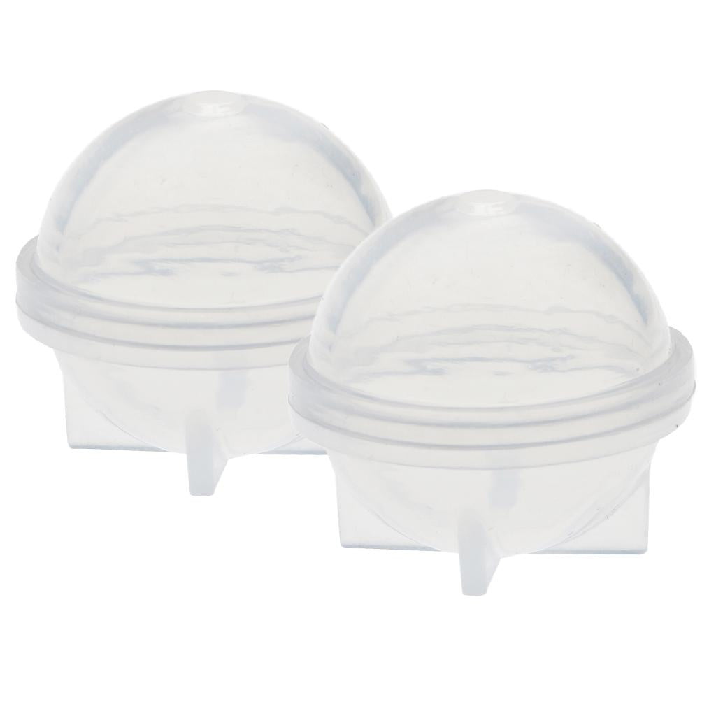 2 Pieces Sphere Ball Shape Silicone Mold Mould for Jewelry Making Craft 20mm