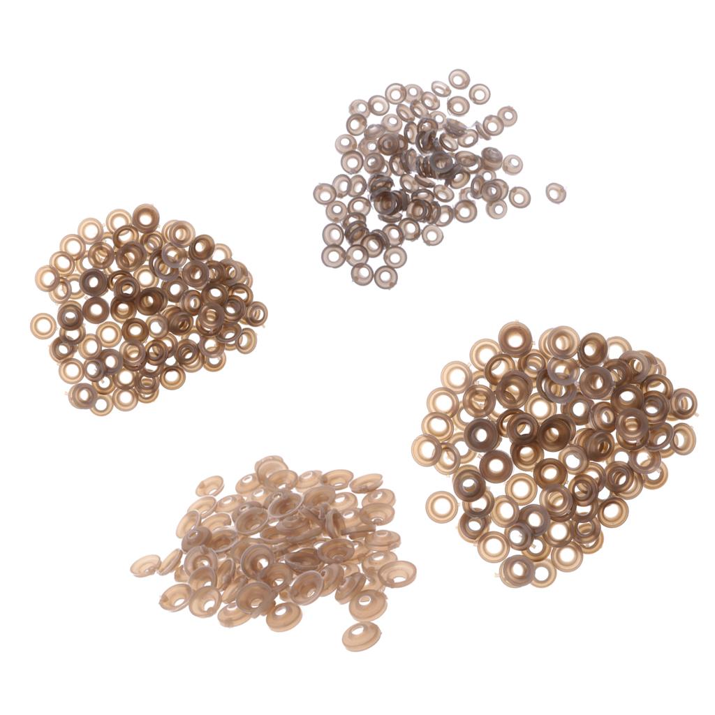 400 Pieces 9/11/15/20mm Plastic Safety Eyes Nose Washer BACK for Bear Doll