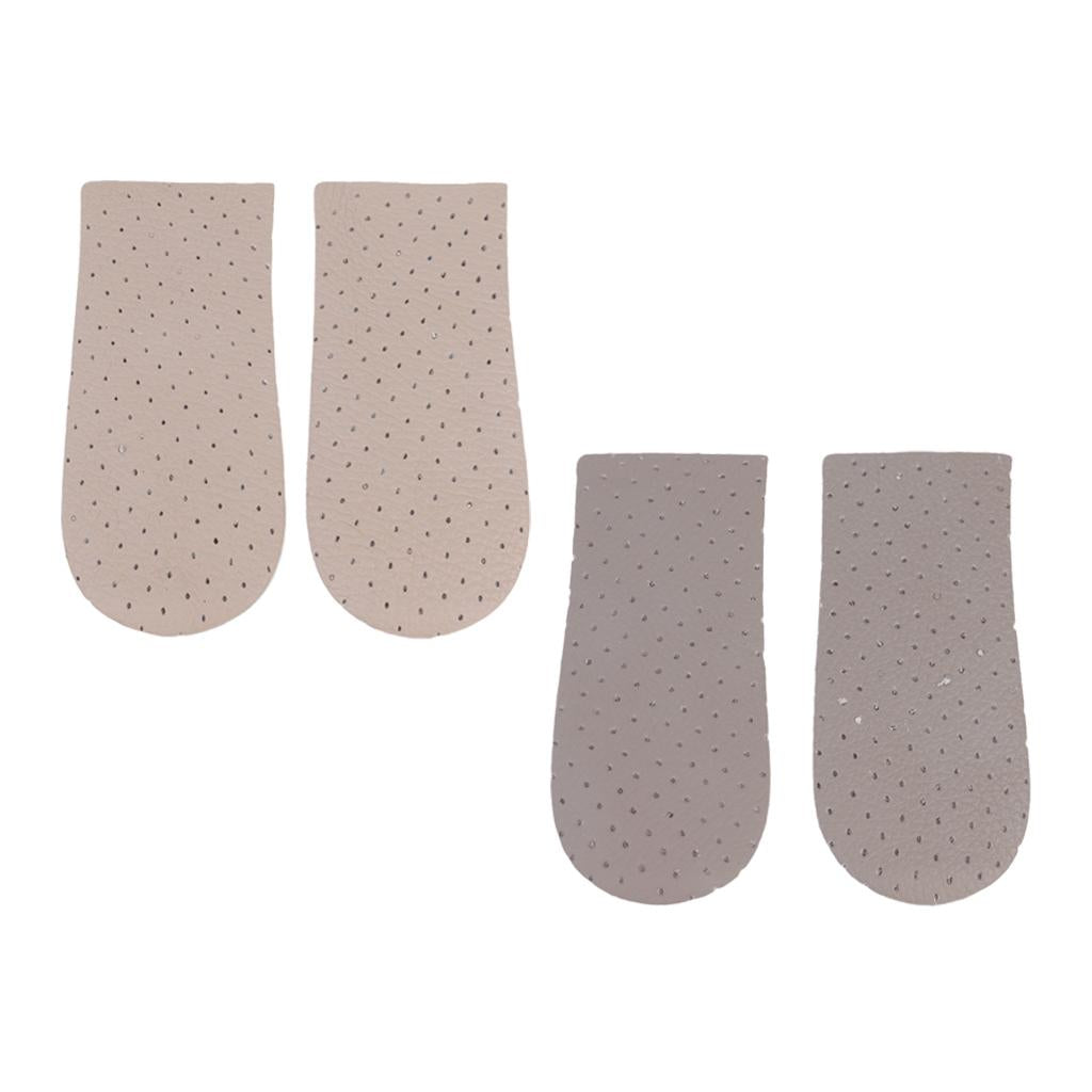 2pairs Invisible Shoes Insole Insert Increased Height Taller Lift Half Pads
