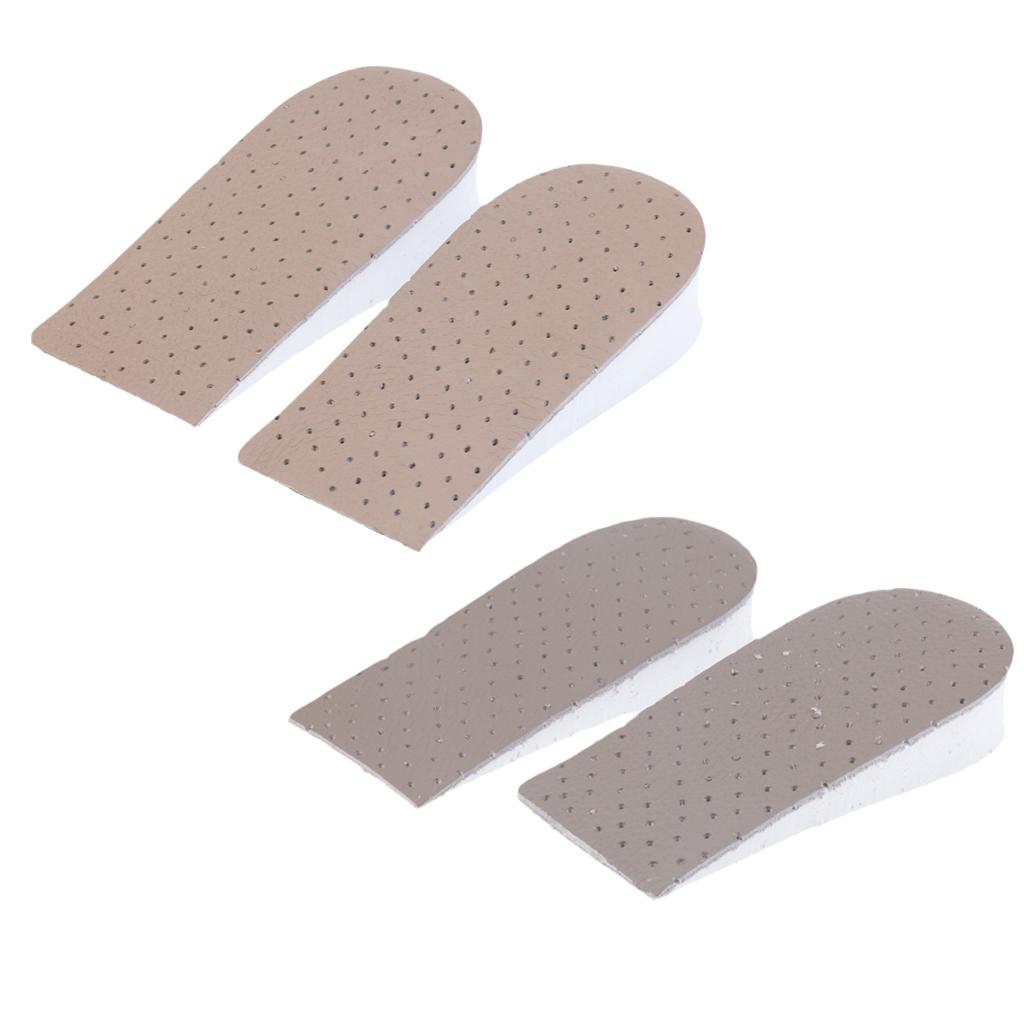2pairs Invisible Shoes Insole Insert Increased Height Taller Lift Half Pads