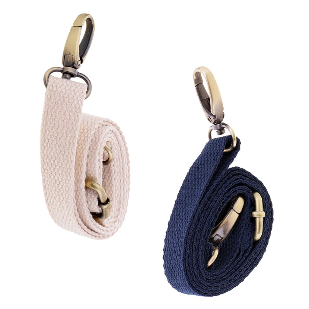 2pcs Canvas Bag Handle Shoulder Bag Strap Replacement Bag Accessories