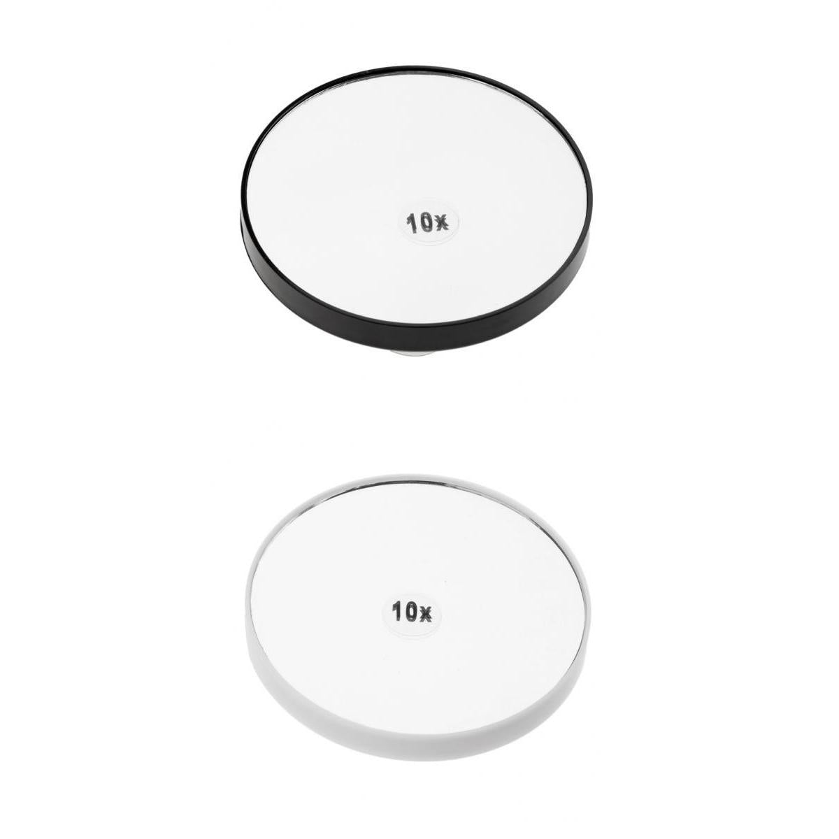 2x Travel Wall Suction Mirror 10x Magnifying Makeup Cosmetic Bedroom Mirror