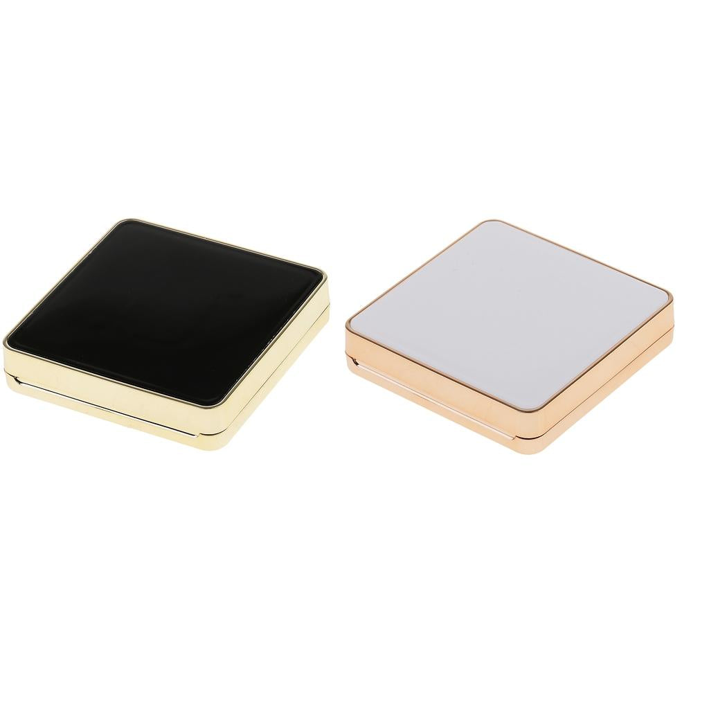 2 Square Empty Luxurious Portable Air Cushion Puff Makeup DIY Container Case