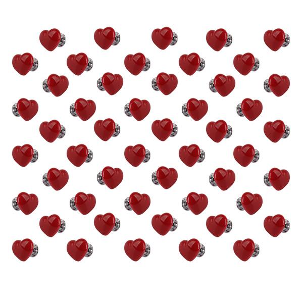 50Pcs Heart Shaped Ceramic Door Drawer Bin Handle Pull Knob Hardware Red S