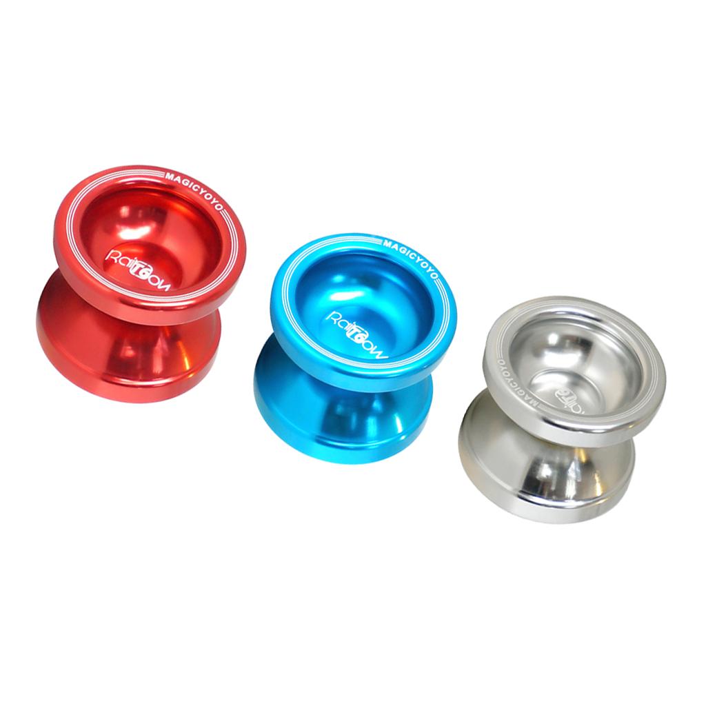 3 Pieces T6 Professional Alloy YoYo Ball Bearing String Trick Toy
