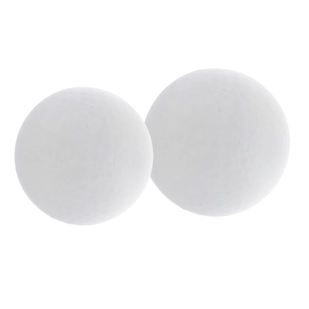 2 Pcs Round Solid Polystyrene Styrofoam Foam Ball Wedding Craft 150 & 200 mm