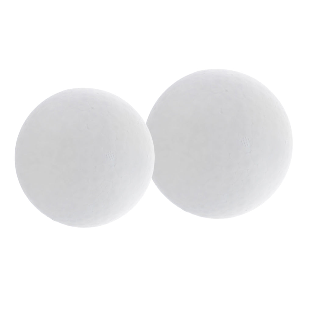 2 Piece Round Solid Polystyrene Styrofoam Foam Ball for Wedding 200 & 250 mm