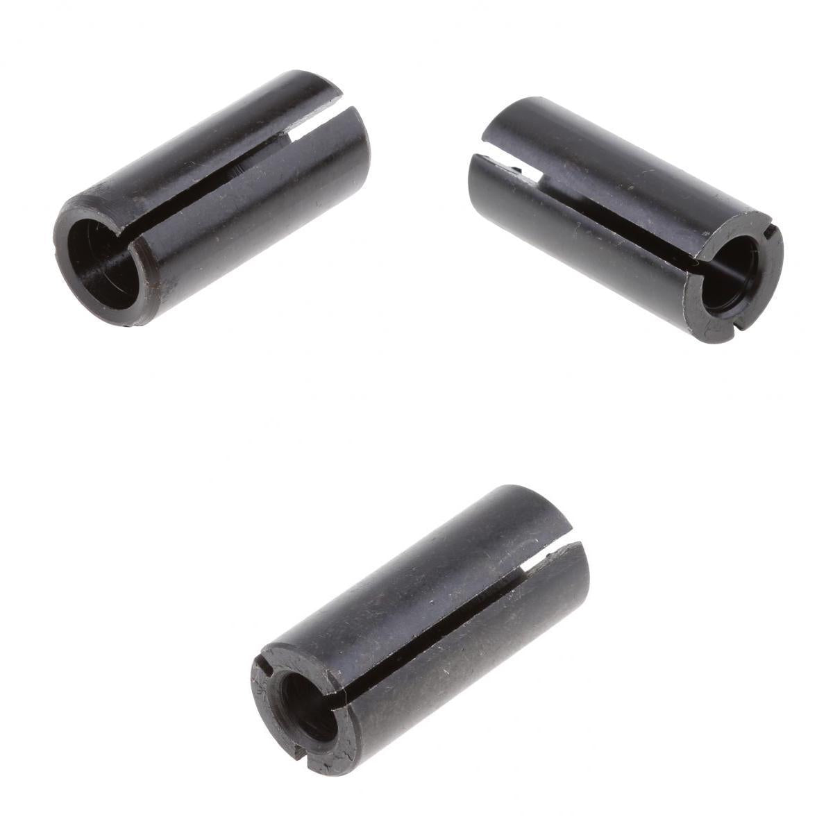 3 Pieces High Precision Router Bit Collet Chuck Adapter Set CNC Tool