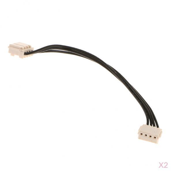 2 Pieces 4 Pin Built-in Power Supply Cord Replacement for Sony PlayStation 4