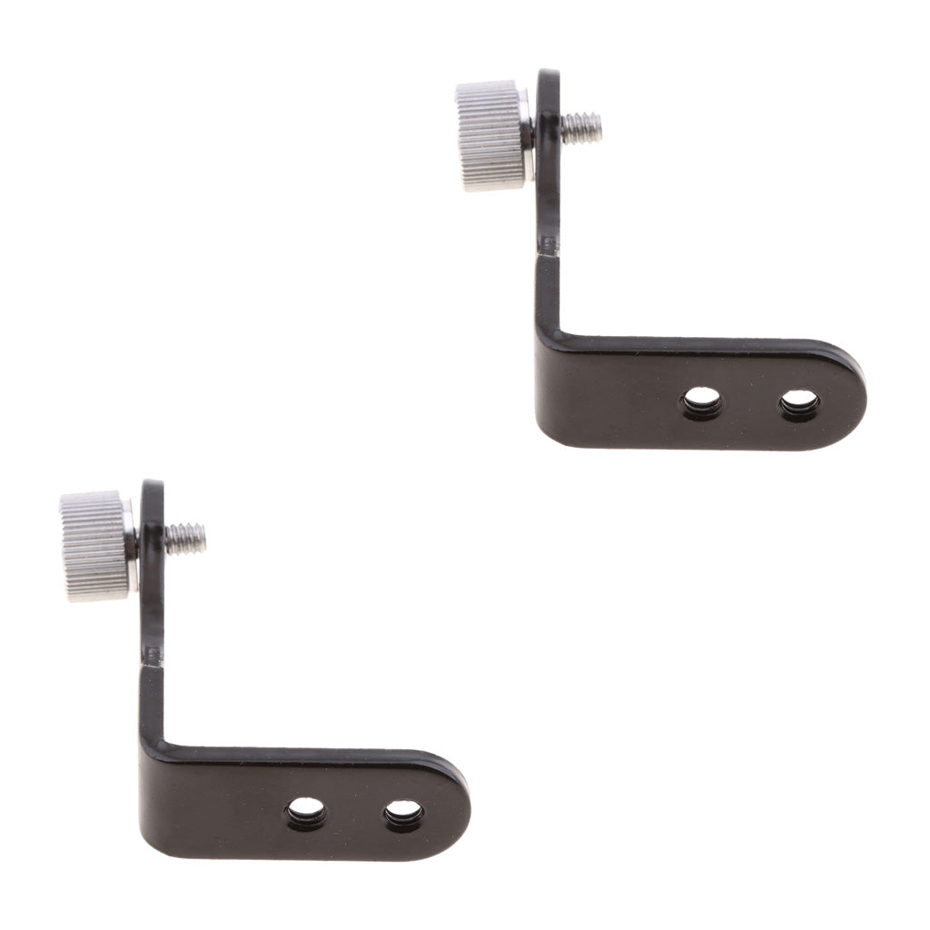 2x Camera Holder Telescope Tripod Adapter Mount Holder L-shape Fixed Bracket