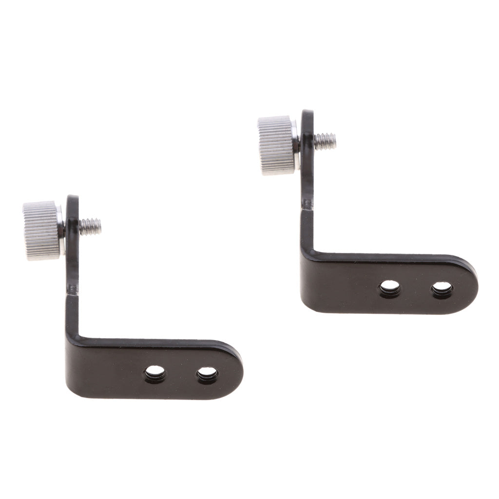 2x Camera Holder Telescope Tripod Adapter Mount Holder L-shape Fixed Bracket