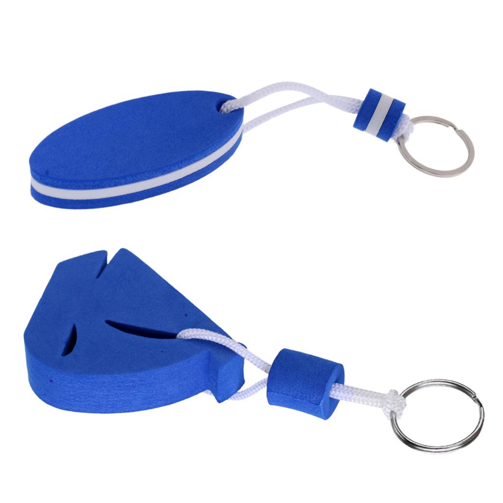 Blue Floating Sailing Boat Shape Key Ring Clip & Surfboard Shape Key Chain
