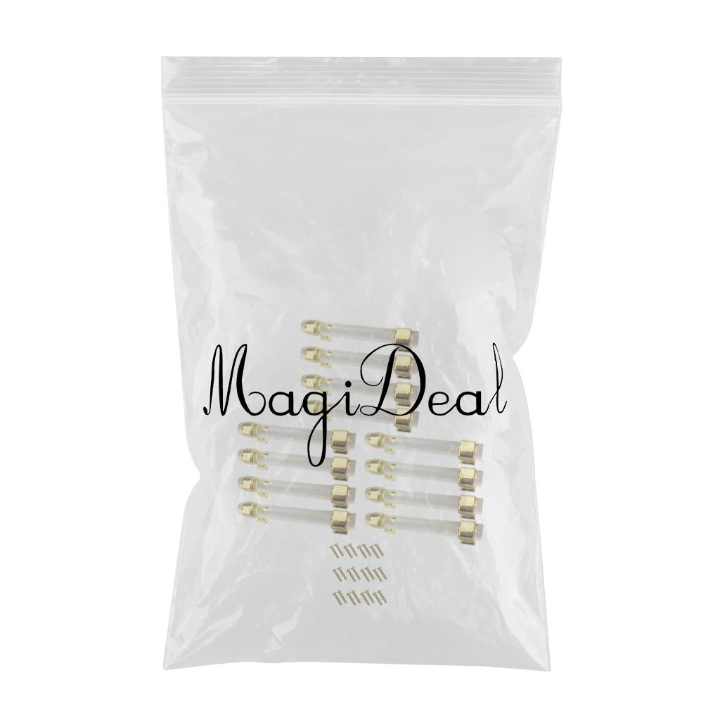 12Pcs 96mm Acrylic Door Pull Knob Cabinet Cupboard Handle Hardware Gold