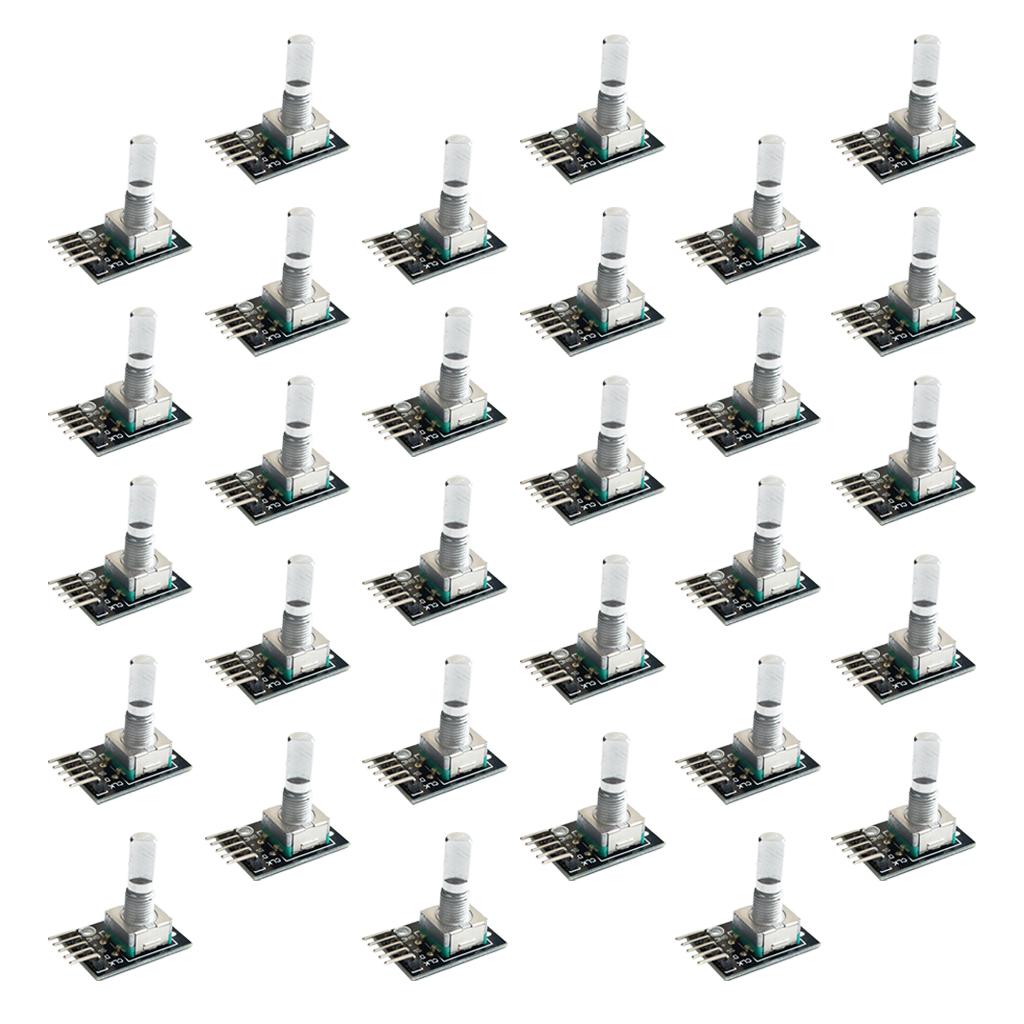30Pcs Rotary Encoder Module Brick Sensor Development Board For KY040