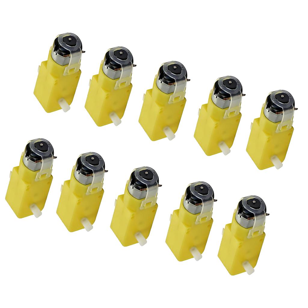 10 Pieces Intelligent Car TT Motor Launch Smart Car Gear Motor for