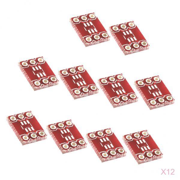 120 Pieces 6 pin SOT23 TO DIP Adapter PCB Socket Experiment Convertor Board