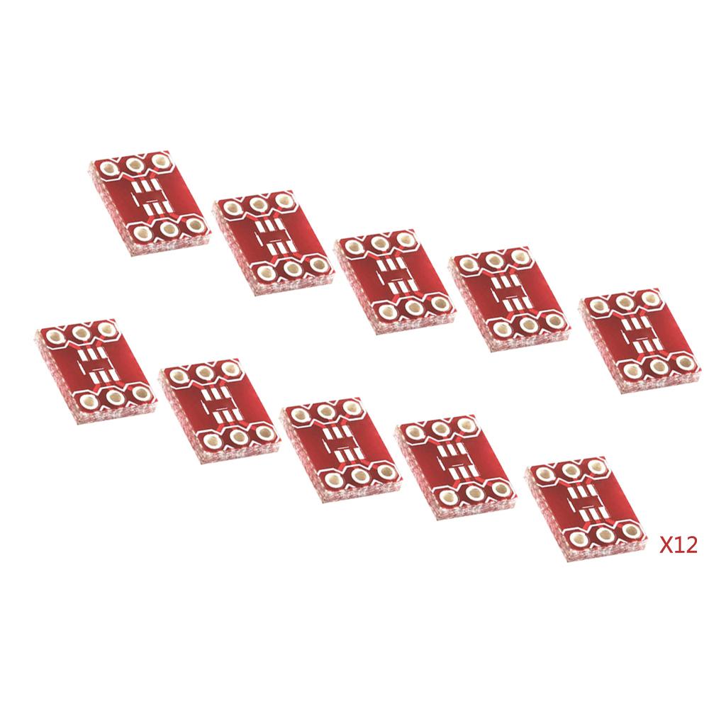 120 Pieces 6 pin SOT23 TO DIP Adapter PCB Socket Experiment Convertor Board