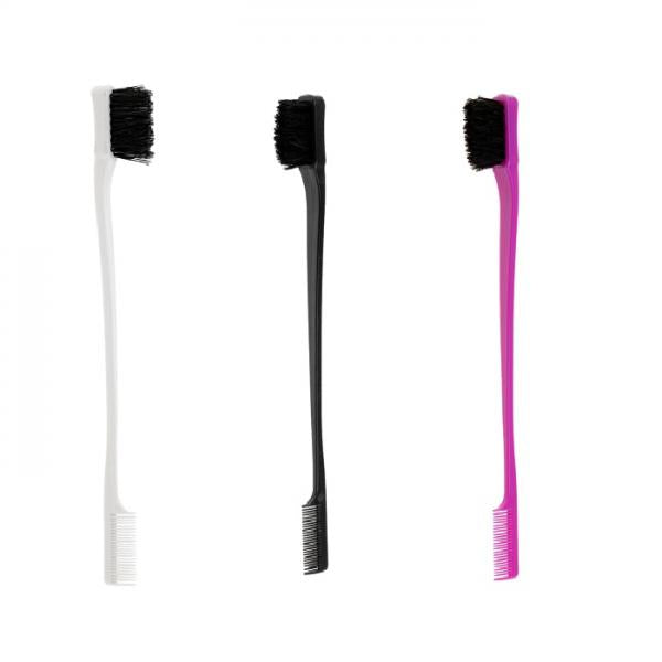 3x 7'' Beauty Double Sided Edge Control Hair Comb Hair Styling Hairbrush