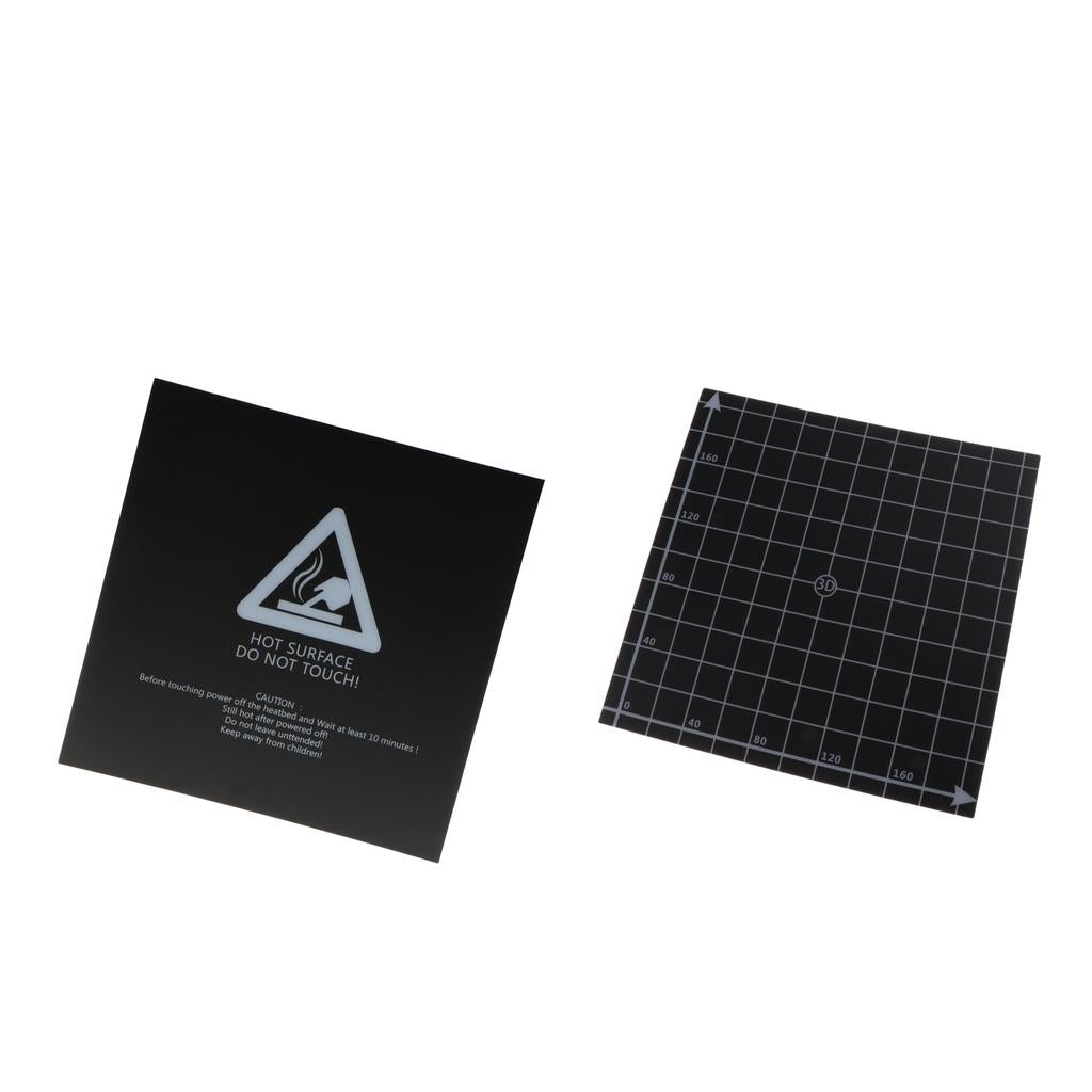 3D Printer Heated Bed Build Surface Plate&Coordinate Sticker Sheet 220x220mm