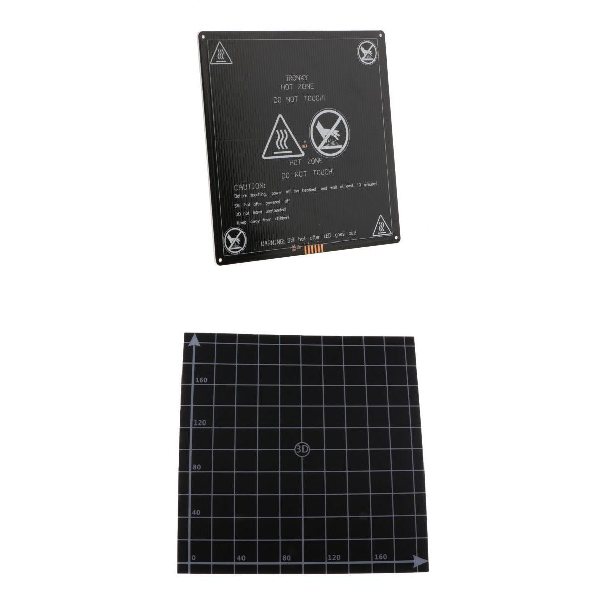 3D Printer MK3 Aluminum Board PCB Heat Bed 220x220mm with Heat Bed Sticker