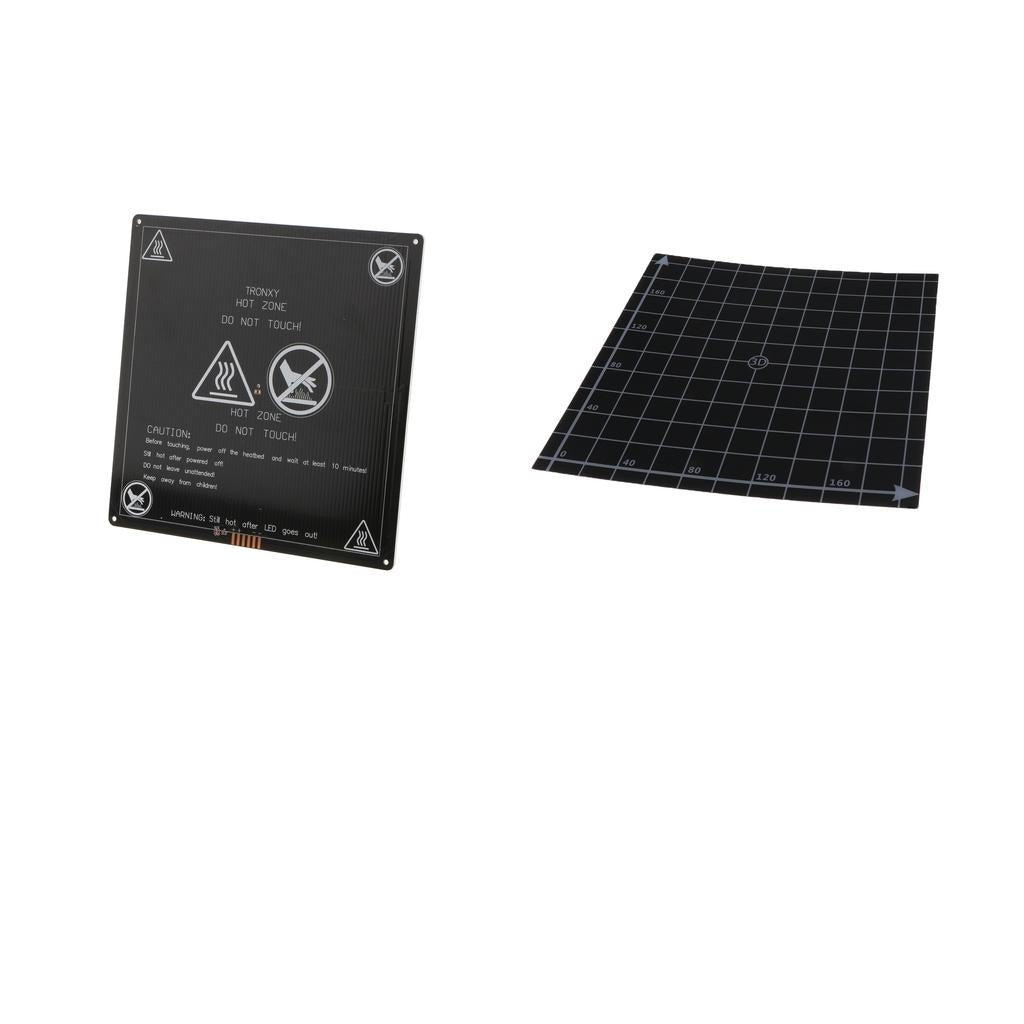 3D Printer MK3 Aluminum Board PCB Heat Bed 220x220mm with Heat Bed Sticker