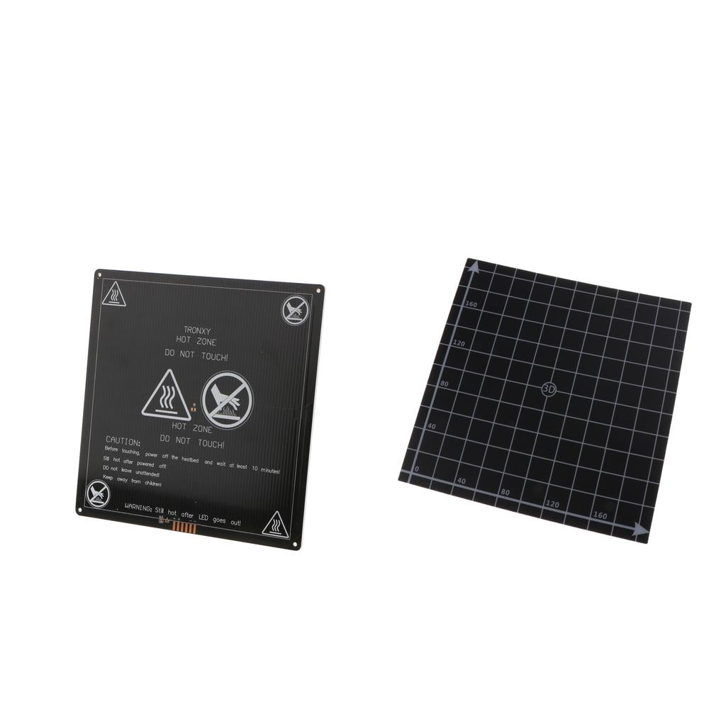3D Printer MK3 Aluminum Board PCB Heat Bed 220x220mm with Heat Bed Sticker