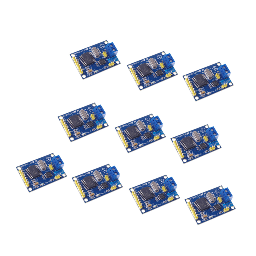 10 Pieces MCP2515 Module CAN Bus Module TJA1050 Receiver SPI For