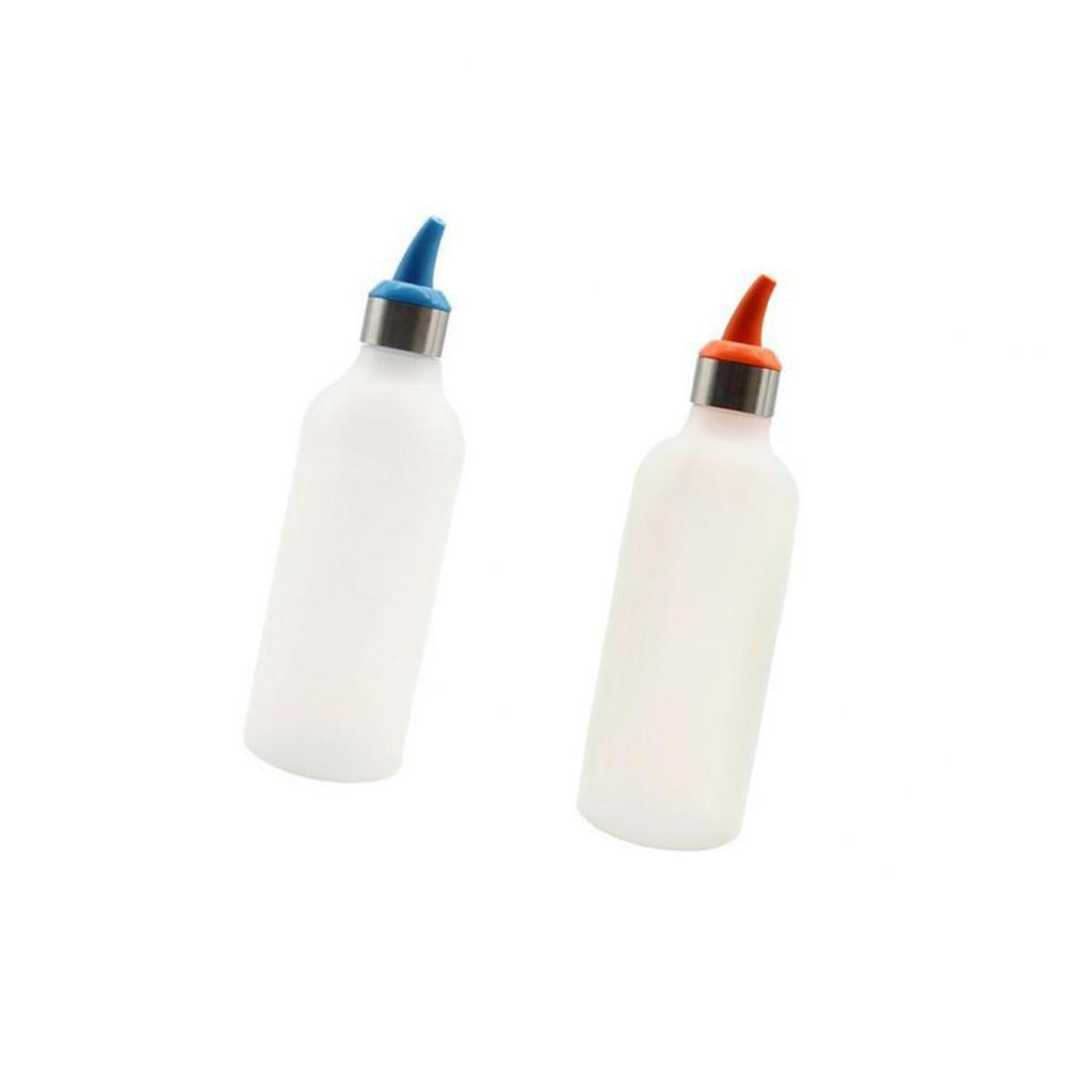 2 Pieces Squeeze Bottle Ketchup Mustard Sauce Vinegar Honey Dispenser 450ml